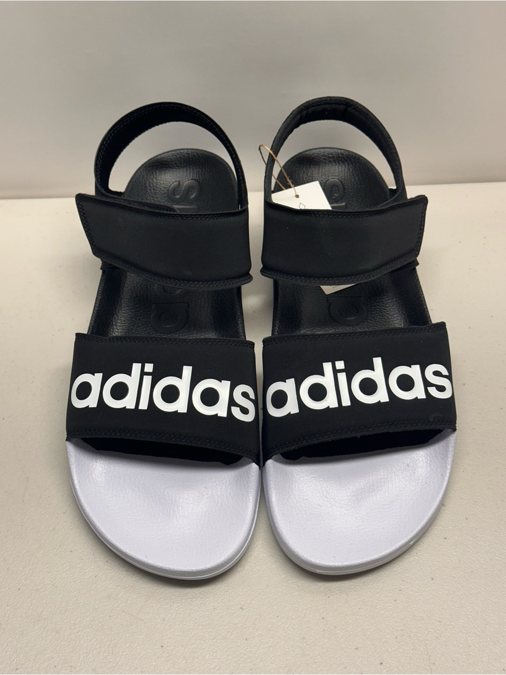 NWT Adidas Unisex Adilette Comfort Black  Sandals Size 13Men